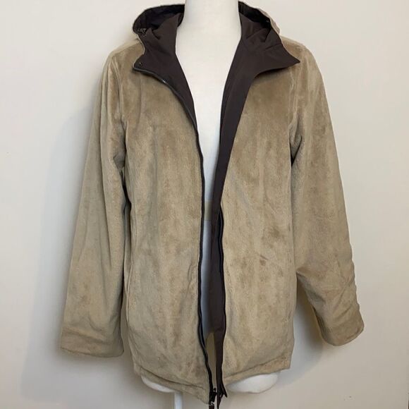 Free Country Jacket Reversible Raincoat with Faux Fur. Large EUC - Picture 4 of 9